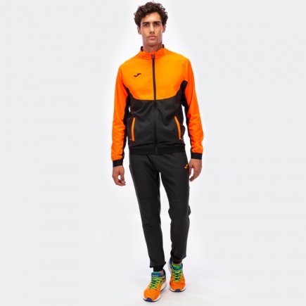 Спортивный костюм Joma CHANDAL ESSENTIAL MICRO 101021.120 цвет: черный/оранжевый