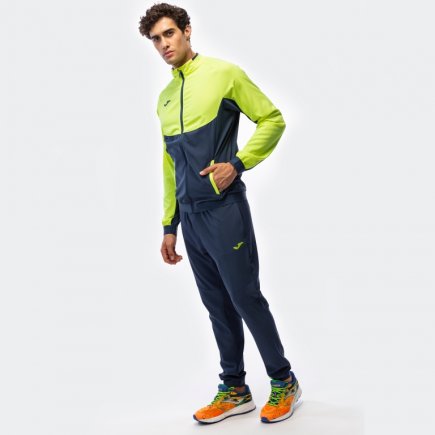Спортивний костюм Joma CHANDAL ESSENTIAL MICRO 101021.321 колір: темно-синій/жовтий