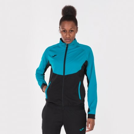 Спортивный костюм Joma ESSENTIAL MICRO 900700.116 женский цвет: голубой/черный