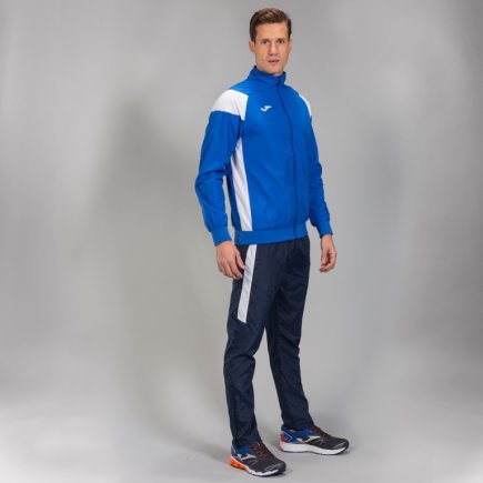 Спортивный костюм Joma Crew III 101325.702 цвет: синий/белый