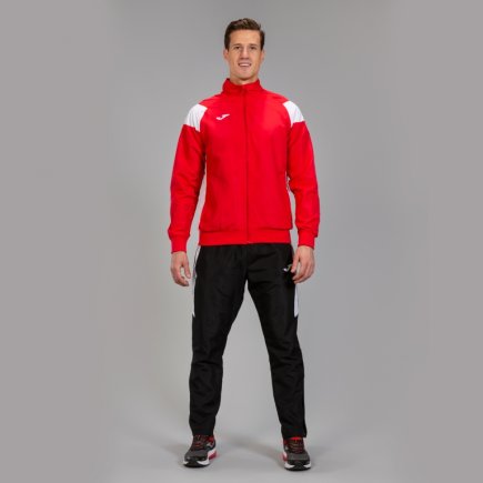 Спортивний костюм Joma Crew III 101325.602 колір: червоний/чорний