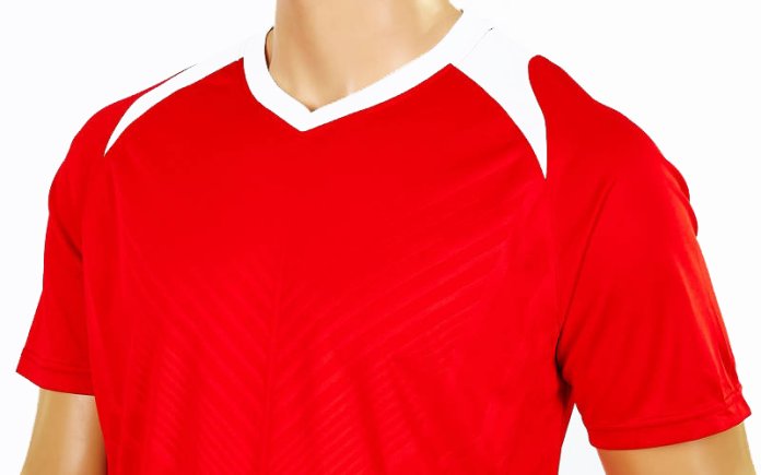 Футбольная форма Perfect подростковая цвет: красный/белый