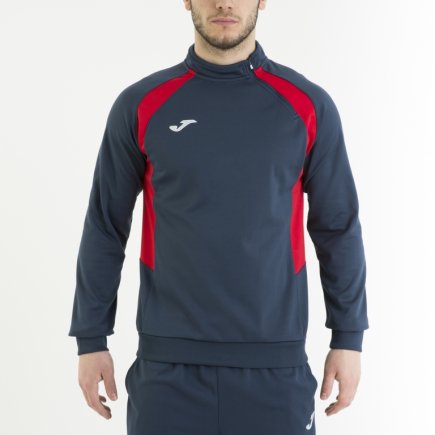 Спортивная кофта Joma Champion III 100019.306 полиэстер с коротким замком темно-сине-красная