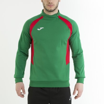 Спортивна кофта Joma Champion III 100019.456 поліестер з коротким замком зелено-червона