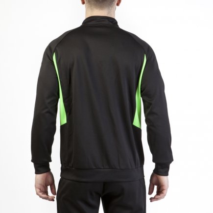 Спортивна кофта Joma Champion III 100019.117 поліестер з коротким замком чорно-салатова