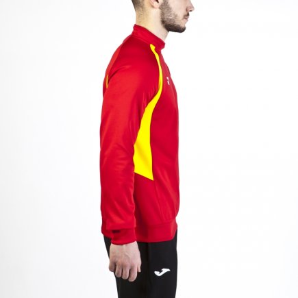 Спортивна кофта Joma Champion III 100019.609 поліестер з коротким замком червоно-жовта