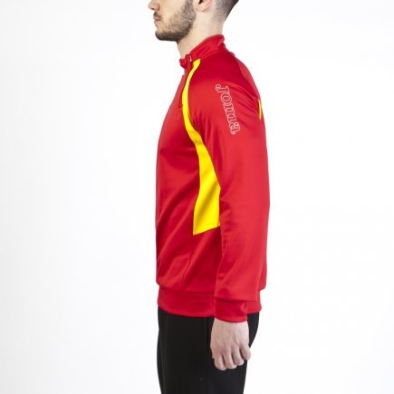 Спортивна кофта Joma Champion III 100019.609 поліестер з коротким замком червоно-жовта