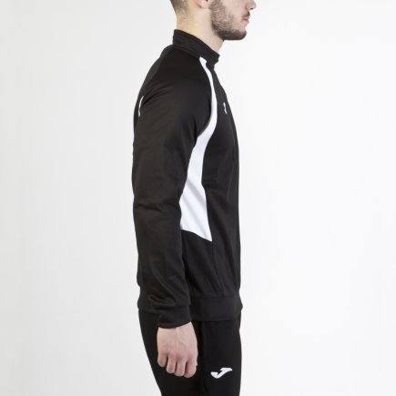 Спортивная кофта Joma Champion III 100019.102 полиэстер с коротким замком черно-белая