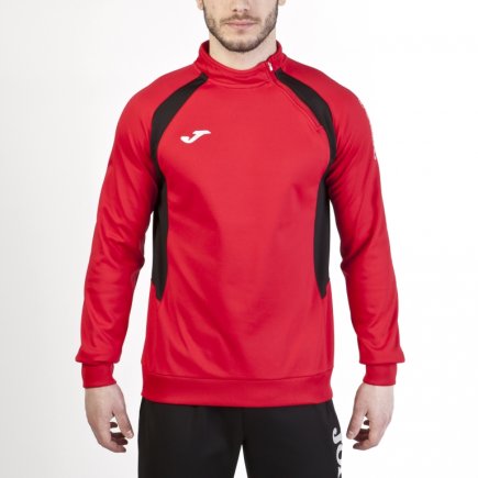 Спортивна кофта Joma Champion III 100019.601 поліестер з коротким замком червоно-чорна