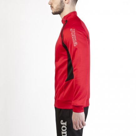 Спортивна кофта Joma Champion III 100019.601 поліестер з коротким замком червоно-чорна