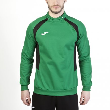 Спортивная кофта Joma Champion III 100019.451 полиэстер с коротким замком зелено-черная