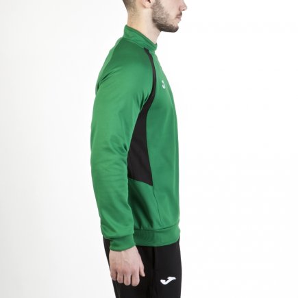 Спортивная кофта Joma Champion III 100019.451 полиэстер с коротким замком зелено-черная