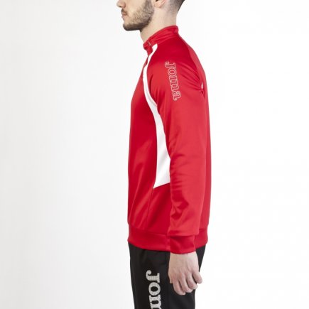 Спортивная кофта Joma Champion III 100019.602 полиэстер с коротким замком красно-белая