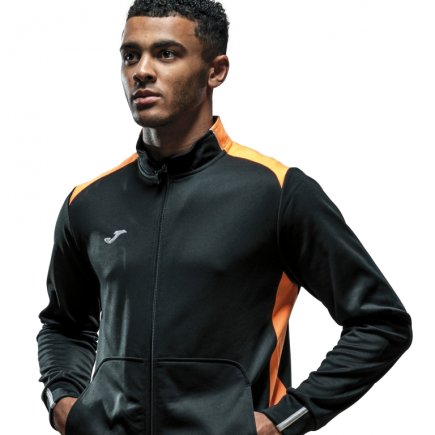Спортивная кофта Joma CAMPUS II 100420.150 цвет: черный/оранжевый