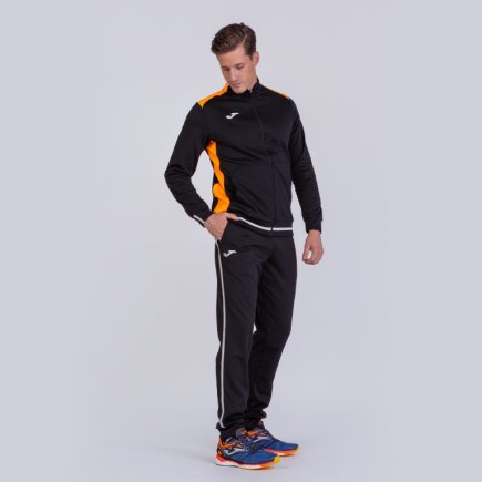 Спортивная кофта Joma CAMPUS II 100420.150 цвет: черный/оранжевый