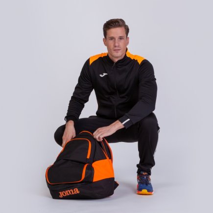 Спортивная кофта Joma CAMPUS II 100420.150 цвет: черный/оранжевый