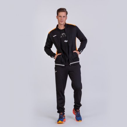 Спортивная кофта Joma CAMPUS II 100420.150 цвет: черный/оранжевый