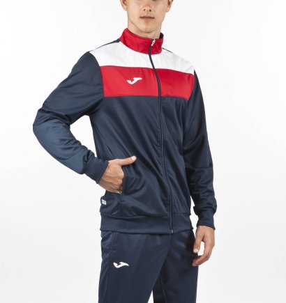 Спортивна кофта Joma CREW 100225.306 колір: синій/червоний