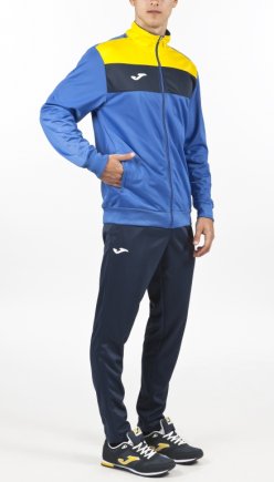 Спортивная кофта Joma CREW 100225.709 цвет: синий/желтый