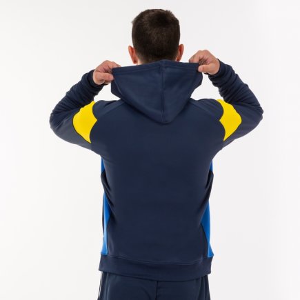 Олімпійка Joma CREW III 101271.339 колір: темно-синій/жовтий
