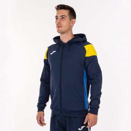 Олімпійка Joma CREW III 101271.339 колір: темно-синій/жовтий