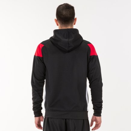 Олімпійка Joma CREW III 101271.106 колір: чорний/червоний