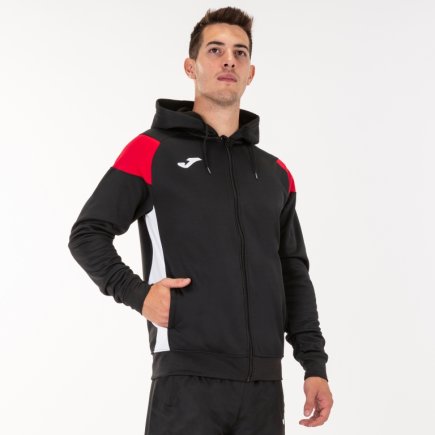 Олімпійка Joma CREW III 101271.106 колір: чорний/червоний