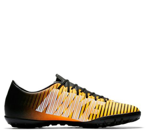 Сороконожки Nike MercurialX VICTORY VI TF 831968-801 цвет: черный/желтый (официальная гарантия)