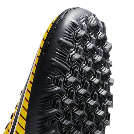 Сороконожки Nike MercurialX VICTORY VI TF 831968-801 цвет: черный/желтый (официальная гарантия)