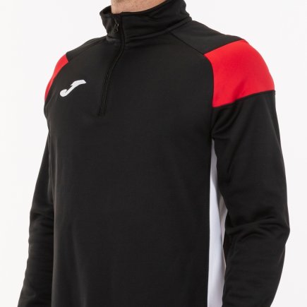 Реглан Joma CREW III 101272.106 цвет: черный/красный