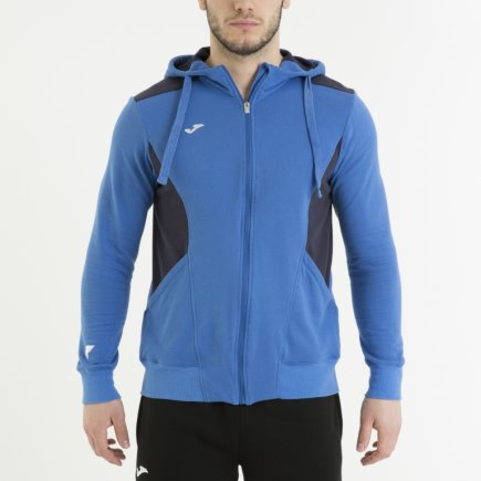 Толстовка Joma COMFORT 100444.703 з капюшоном колір: синій/темно-синій
