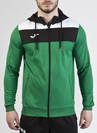 Толстовка Joma CREW 100245.450 з капюшоном колір: зелений
