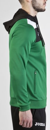 Толстовка Joma CREW 100245.450 з капюшоном колір: зелений