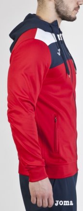 Толстовка Joma CREW 100245.600 с капюшоном цвет: красный