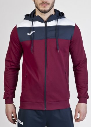Толстовка Joma CREW 100245.650 з капюшоном колір: бордовий