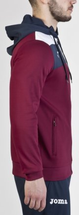 Толстовка Joma CREW 100245.650 з капюшоном колір: бордовий