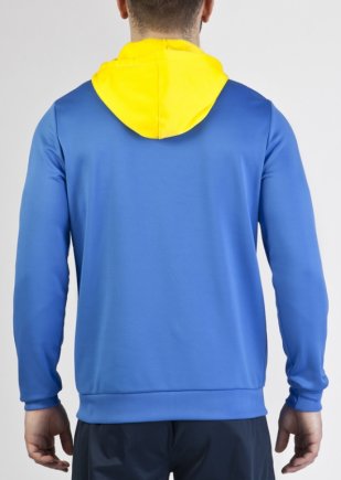 Толстовка Joma CREW 100245.709 з капюшоном колір: синій/жовтий