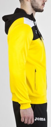 Толстовка Joma CREW 100245.901 с капюшоном цвет: желтый