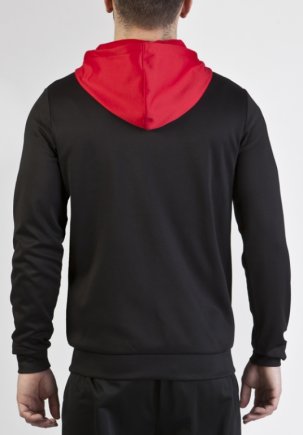 Толстовка Joma CREW 100245.106 з капюшоном колір: чорний/червоний