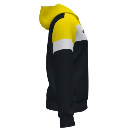 Толстовка Joma Crew IV 101544.109 цвет: черный/желтый