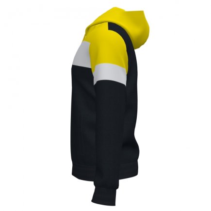 Толстовка Joma Crew IV 101544.109 цвет: черный/желтый