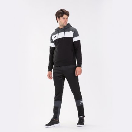 Толстовка Joma Crew IV 101544.110 колір: чорний/сірий
