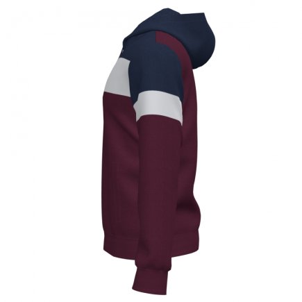 Толстовка Joma Crew IV 101544.673 колір: бордовий/темно-синій