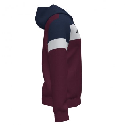 Толстовка Joma Crew IV 101544.673 колір: бордовий/темно-синій
