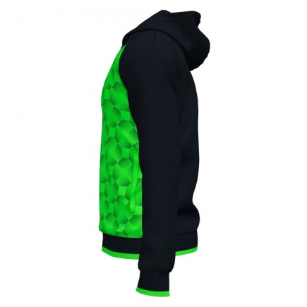 Толстовка Joma SUPERNOVA III 102262.117 цвет: черный/зеленый