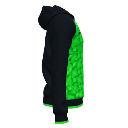 Толстовка Joma SUPERNOVA III 102262.117 цвет: черный/зеленый