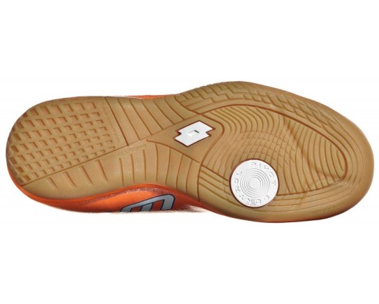 Обувь для зала Lotto LZG VIII 700 ID JR S4011 детская оранжево-синяя (официальная гарантия)