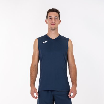 Футболка Joma COMBI 100436.331 без рукавов цвет: темно-синий