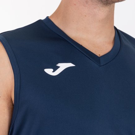 Футболка Joma COMBI 100436.331 без рукавов цвет: темно-синий