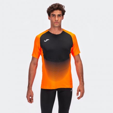 Футболка Joma Elite VI 100949.051 колір: помаранчевий/чорний